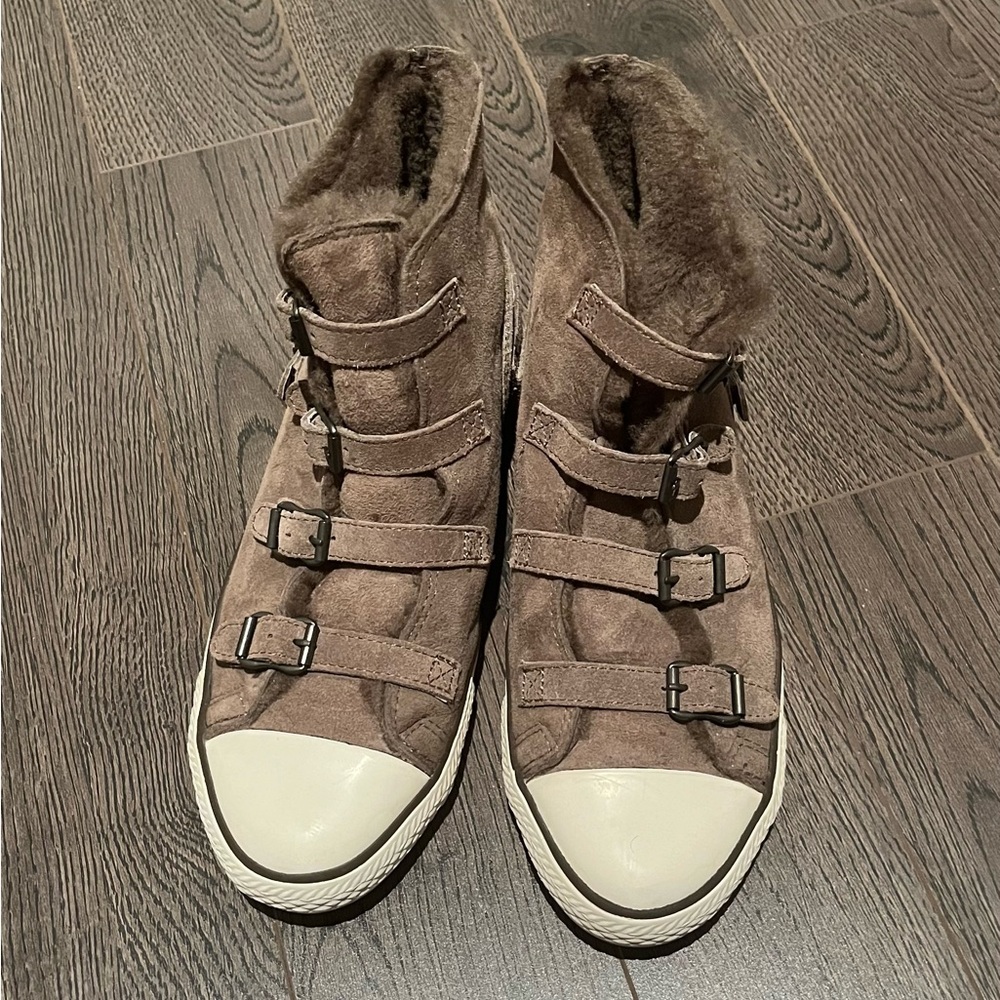 Ash brown sneakers